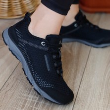 Lumberjack Kadın Lastikli Spor Ayakkabı Anatomik Destekli Siyah Taban Düz Tasarım