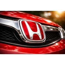 EP Garaj Otomotiv 🚗 Honda Civic Fd6 2006-2012 Model Uyumlu Ön Kırmızı Logo (Oem Kalite)