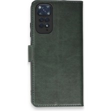 Streozd Newface Xiaomi Redmi Note 11  Kılıf Tr S Plus Kapaklı Kılıf - Yeşil
