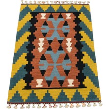 Zehra Abla Halı Yeni El Dokuma Benzersiz Pınarbaşı Kayseri Yün Kilim 7120