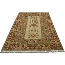 Zehra Abla Halı Yeni 6m2 El Dokuma Modern Ender Çiçekli Bozalan Milas Yün Salon Halısı 7151