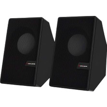 Siyah USB 2.0 + 3.5mm USB Hoparlör