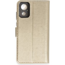 Streozd Newface General Mobile Gm 23 Se Tr S Plus Kapaklı Kılıf - Gold