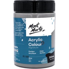 MONT MARTE Akrilik Renkli Boya Signature 300ml - Grey