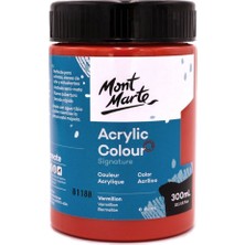 MONT MARTE Akrilik Renkli Boya Signature 300ml - Vermillion