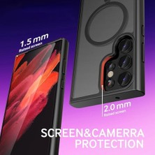 Daisy Store Galaxy S23 ile Uyumlu Kılıf Kenarı Renkli Arkası Mat Transparan ile Uyumlu Kamera Çıkıntı 2mm Korumalı New Protectıon Kılıf