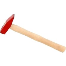 Daisy Store Ağaç Saplı Çekiç Ahşap Sap Çekiç Kırmızı 200 Gram
