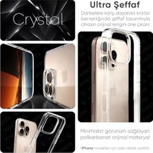 Daisy Store 16 Pro ile Uyumlu Cyrstal Clear Şeffaf Silikon Kılıf Arkası Sert Polikarbonat Kenarları Yumuşak Tpu Silikon Premium Ultra Şeffaf Kılıf Kapak (Cyrstal Clear, 16 Pro)