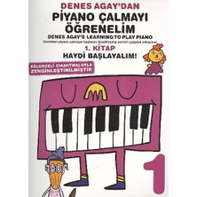Daisy Store Piyano Çalmayı Öğrenelim 1.kitap Haydi Baş.: Eğlenceli Çıkartmalarla Zenginleştirilmiştir