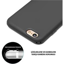 Daisy Store 8 Pro ile Uyumlu Kapak Mat Siyah Silikon Lux Kılıf