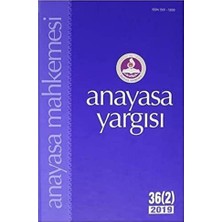 Daisy Store Anayasa Yargısı Dergisi 36 (2) 2019