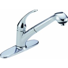 Daisy Store Foundations B4310LF Tek Kollu Çekme Mutfak Musluğu, Musluk Tarafından Krom