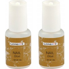 Lionesse 10 gr x 2 Adet Tırnak Yapıştırıcı Takma Tırnaklar İçin Etkili Yapıştırma Özelliği