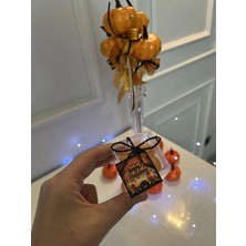 Verda Desing Hediyelik Balkabağı Tasarımlı Hallowen Özel Turuncu Bubble Mum - Sıcak ve Şık Atmosfer(Kızgın Kabak)