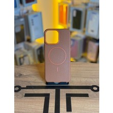 Avcı Teknoloji Market Iphone 16 Pro Max Uyumlu Magsafe Özellikli Premium Deri Görünümlü Kılıf