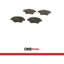 Bosch Opel Combo D 12> Fiat Punto Evo 1.3-1.4-1.6d Mtj 09=>fiat 500-FİAT 500C 1.3dmj 10=> Fiat Grande Punto 1.6dmtj 09=> Ön Fren Balatası