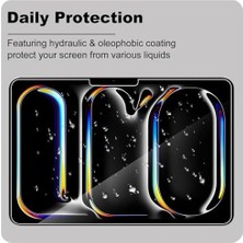 Daisy Store Ekran Koruyucu iPad Pro 13 Inç M4 (2024), 2 Paket Hd Şeffaf Çizilmeye Dayanıklı Temperli Cam  Dokunmaya Duyarlı Anti-Parmak Izi Anti-Yağ Koruyucu Ekran Koruyucu Film