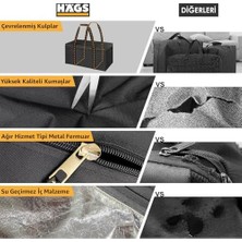 Daisy Store Bahçe Mobilya Yastığı, Minderi Saklama Çantası Hurç, Yatak, Yorgan, Yastık Organizer, Düzenleyici, Depolama Hurcu, Çantası, Büyük Boy - 275 Lt Siyah