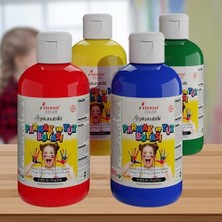 Daisy Store Ana Renkler Parmak Boyası 4'lü Set 4X250 gr