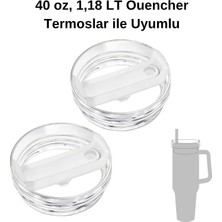 Stanley Uyumlu Yedek Termos Kapağı Sızdırmaz 1.18LT Uyumlu Ouencher Uyumlu
