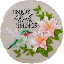 Daisy Store - Bahçe Dekoru - Sinek Kuşu Basamak Taşı - Bahçe Için Dekoratif Taş