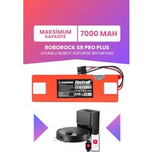 Electroll Roborock S8 Pro Plus Batarya 7000MAH Pil Robot Süpürge Bataryası
