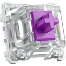 Daisy Store Pc Gaming Race Kailh Pro Purple Switches (120 Adet), Oyun Klavyesi Için Taktik ve Sessiz Anahtarlar, Yüksek Uyumluluk, 3 Pin Mekanik Anahtar, Mekanik Klavye Anahtarları