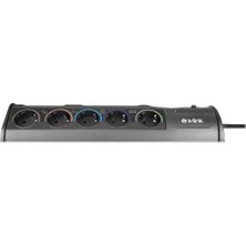 Daisy Store PRZ01 Prizhive 3m 1860 Joule 1.5mm 1 USB 1 Typec 2.1A/5V 16A 250V 3680W 10LU Akım Korumalı Priz