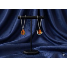 Capybara 2'li Kolye Seti Sırt Çantalı - Bardaklı