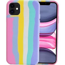 Daisy Store Renkli Desenli Kılıf IPhone 11 Pro Max Ile Uyumlu Baskılı Kılıf Kadife Iç Yüzey Leke Tutmaz Silinebilir Dizayn Renkli Baskılı Desenli Taribo Kılıf Candy