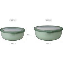 Daisy Store Cirqula Yuvarlak Çok Amaçlı Kase – Çam – 1250 ml Hacim – Çıkarılabilir Kapaklı – Kırılmaz Malzeme – Sızdırmaz – Derin Dondurucuya Uygun – Bulaşık Makinesinde Yıkanabilir