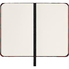 Daisy Store Sınırlı Üretim Profesyonel Ipek Defter, Sert Kapak, Xs (6,3 cm x 10,8 Cm), Düz, Bordo, 176 Sayfa