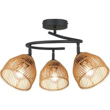 Daisy Store Vada Üçlü Siyah Avize