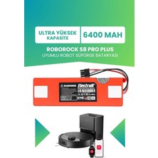 Electroll Roborock S8 Pro Plus Batarya 6400MAH Pil Robot Süpürge Bataryası