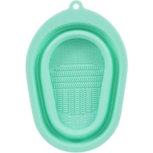 Daisy Store Silikon Makyaj Sünger ve Fırça Temizleyici Mat – Kompakt ve Taşınabilir Fırça Temizleme Pedi | Tüm Makyaj Süngeri ve Fırçaları Için Uygun