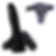 X-Men Dildo Siyah Series Dragon 21 cm 10 Modlu Titreşimli Strap On Realistik Penis