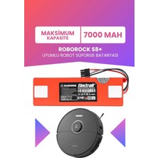 Electroll Roborock S8+ Batarya 7000MAH Pil Robot Süpürge Bataryası