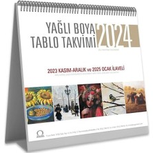 Daisy Store Yağlı Boya Tablo Takvimi 2024 Masa Takvimi