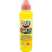 Funny Kids 2702 Sarı Akrilik Boya 500 ml Su Bazlı Yüksek Kaliteli Pigmentler İçeren
