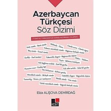 Daisy Store Azerbaycan Türkçesi Söz Dizimi: (Türkiye Türkçesiyle Karşılaştırmalı Olarak)