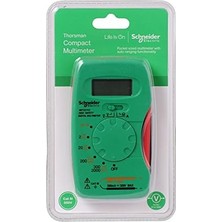 Daisy Store Electric Thorsman Dijital Cep Multimetresi, Voltmetre/ampermetre/ohm Ac Dc Test Cihazı, 300 V, Cat Iıı, IMT23112, Yeşil/gri