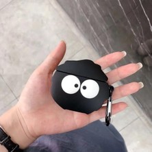 Daisy Store Freebuds Se2 Ile Uyumlu Figürlü Silikon Kılıfı (Ürün Kulaklık Değildir) (Siyah Canavar)