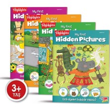 Dikkat Atölyesi Yayınları My First Hidden Pictures 4'lü Set 3 - 5 Yaş Dikkat & Zeka Geliştirme Kitapları Kolektif