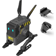 Daisy Store Alpha Hızlı Şarj Cihazı Gan, 65 W, 3 Bağlantı Noktalı Hızlı Şarj Cihazı, Seyahat Için Çoklu Fişli, Ingiltere/abd/abd Için Evrensel Şarj C