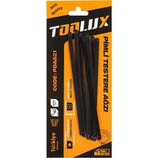 Daisy Store Pimli Testere Ağzı, 12’li Set, 150 MM Uzunluk, 6 mm Kalınlık, Paslanmaz Çelik, Vakumlu Ambalaj, Basit Kullanım, Dayanıklı Kesim Ucu Takımı, Kıl Testere, PDA621