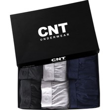 Cnt Erkek Boxer Likralı 6'lı Premium Paket