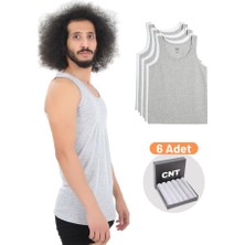Cnt Erkek Atlet Pamuklu Basic 6'lı Premium Paket