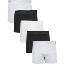 Harry Jons Erkek Pamuklu Boxer 5'li Paket