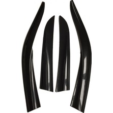 İtibar Fiat Albea Palio Siena Cam Rüzgarlık 4'lü Takım Uyumlu Kırılmaya Dayanıklı Siyah