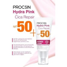 Daisy Store Procsın Hydra Block Pink Spf 50+ Güneş Kremi, Aydınlatıcı & Leke Karşıtı, Cam Cilt Etkisi, Tüm Cilt Tiplerine Uygun, 50 ml